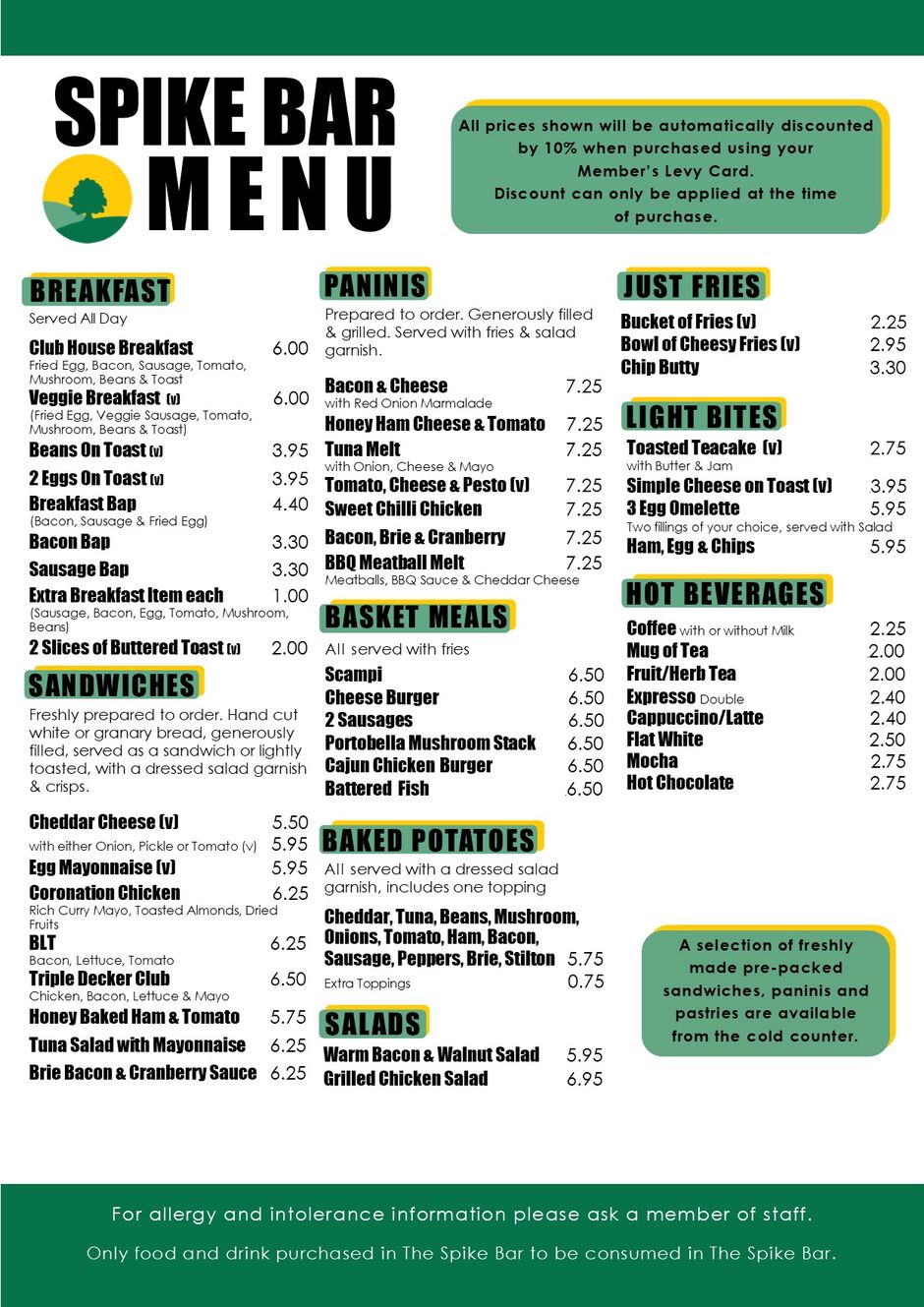 Spike Bar The Vale Golf & Country Club